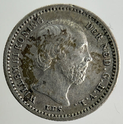 1869 Netherlands 5 Cents Silver Coin | Very High Grade