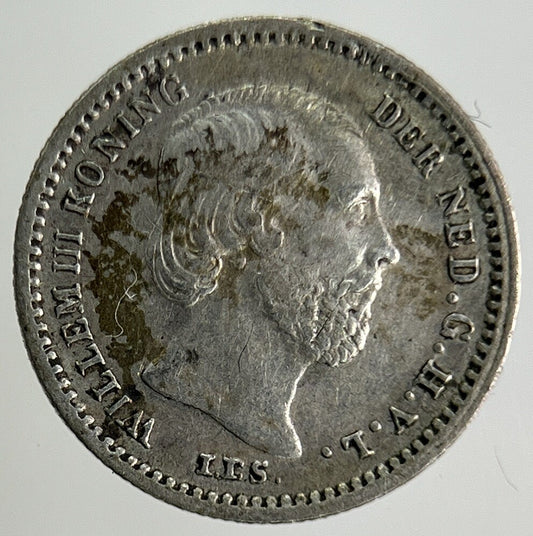 1869 Netherlands 5 Cents Silver Coin | Very High Grade