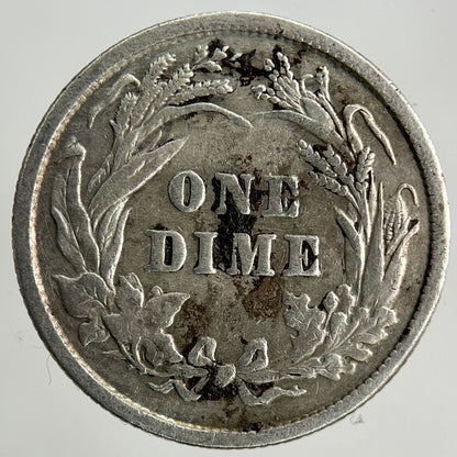 1899 US USA One Dime Silver Coin | Fine Collectable Grade
