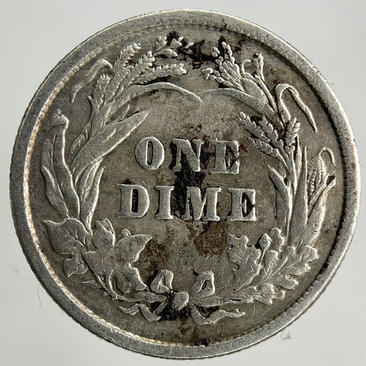 1899 US USA One Dime Silver Coin | Fine Collectable Grade
