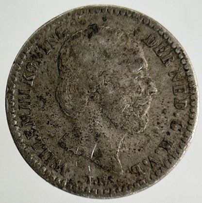 1887 Netherlands 10 Cents Silver Coin | Fine Collectable Grade