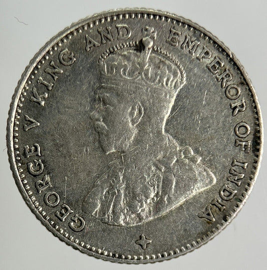 1918 Strait Settlements 10 Cents Silver Coin | Fine Collectable Grade