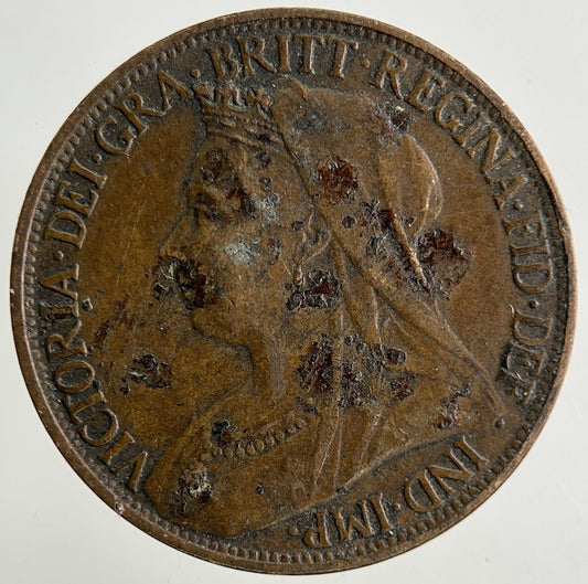 1900 Victoria Farthing Coin | Fine Collectable Grade