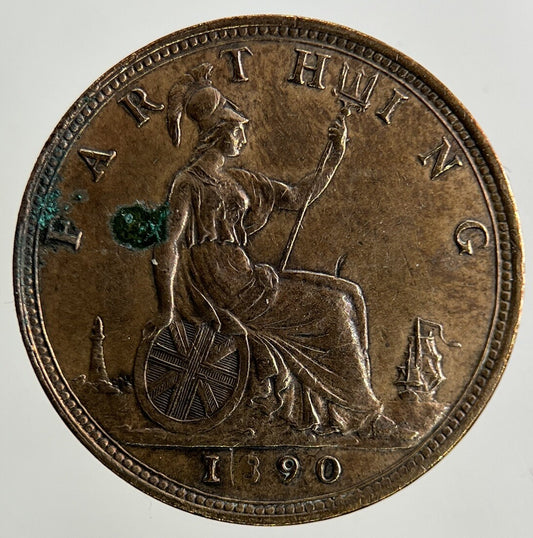 1890 Victoria Farthing Coin | Very High Grade