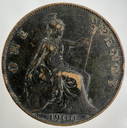1900 Victoria One Penny Coin | Fine Collectable Grade