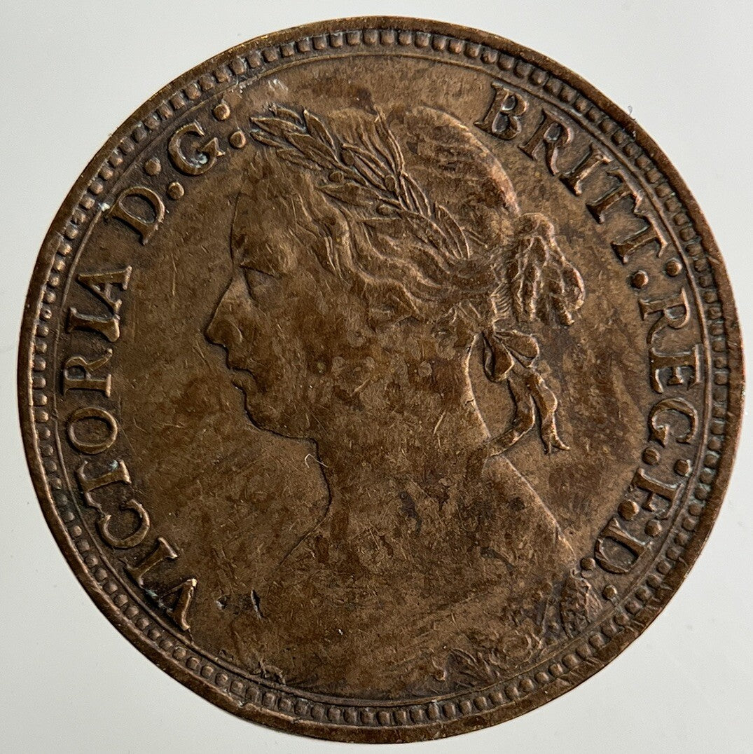 1878 Victoria Farthing Coin | Fine Collectable Grade