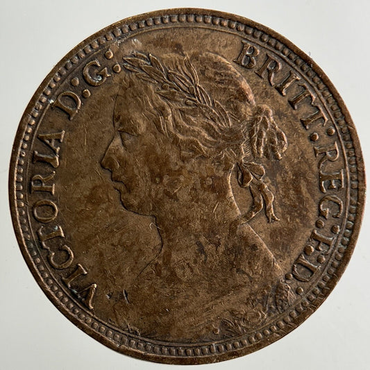1878 Victoria Farthing Coin | Fine Collectable Grade