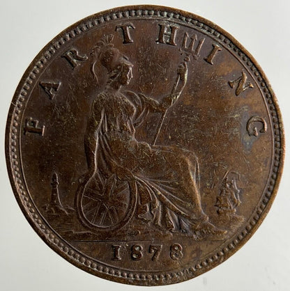 1878 Victoria Farthing Coin | Fine Collectable Grade
