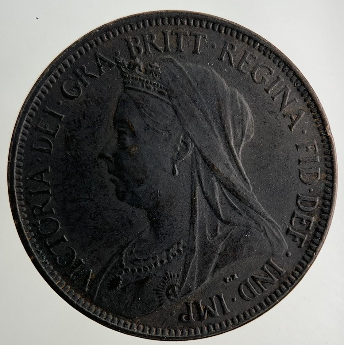 1901 Victoria Half-Penny Coin | Very High Grade