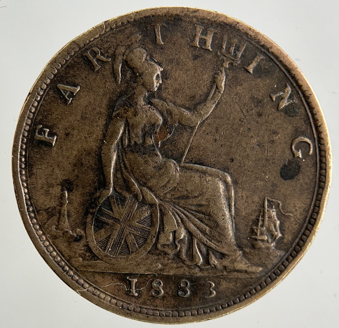 1883 Victoria Farthing Coin | Fine Collectable Grade