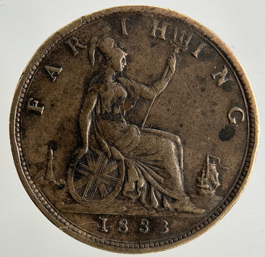 1883 Victoria Farthing Coin | Fine Collectable Grade