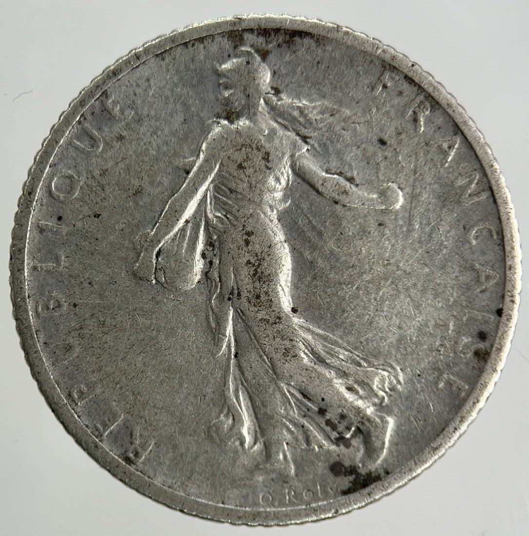 1909 France 1 Franc Silver Coin | Collectable Grade