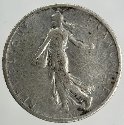 1909 France 1 Franc Silver Coin | Collectable Grade