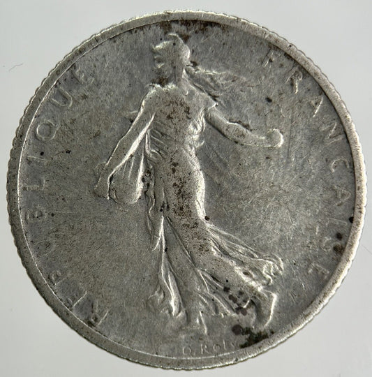 1909 France 1 Franc Silver Coin | Collectable Grade