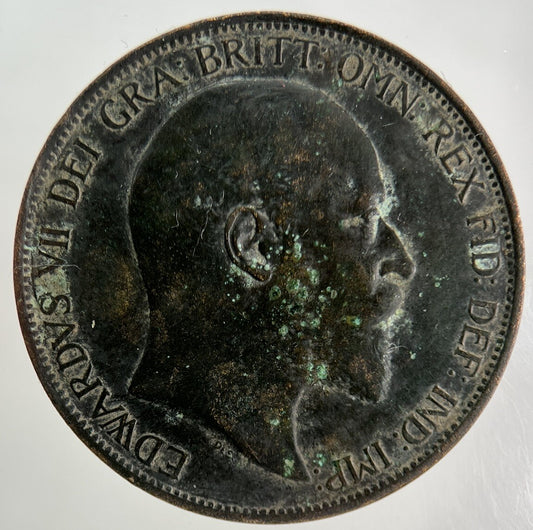 1902 Edward VII One Penny Coin | Fine Collectable Grade