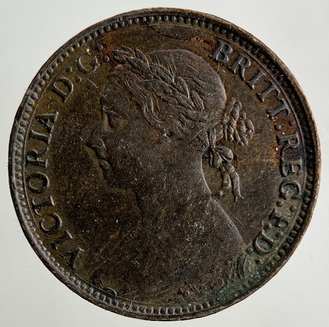 1893 Victoria Farthing Coin | Fine Collectable Grade