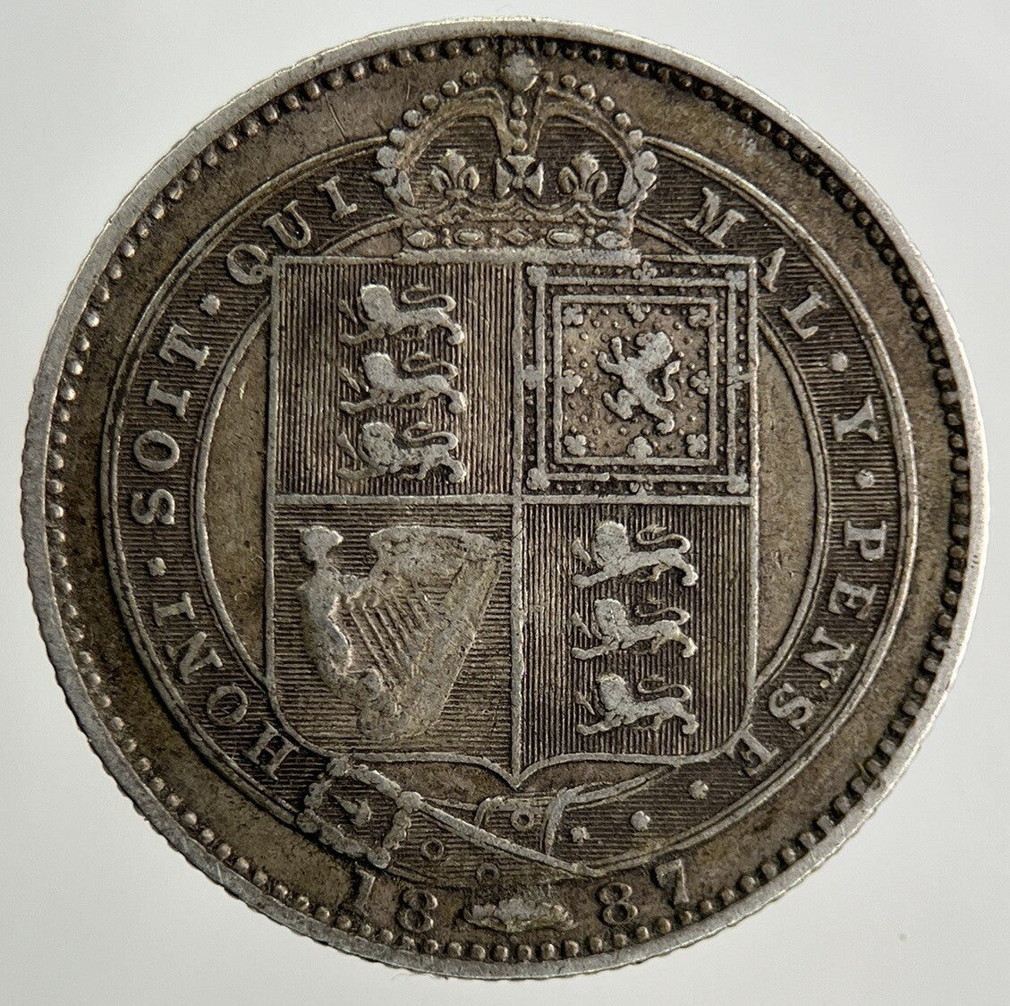 1887 Victoria Shilling Silver Coin | Collectable Grade