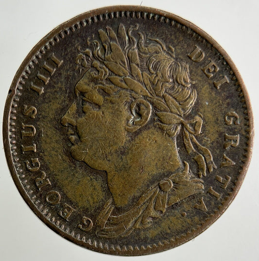 1823 George IV Farthing Coin | Very High Grade