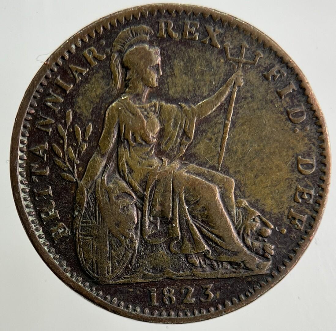 1823 George IV Farthing Coin | Very High Grade