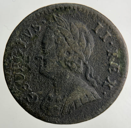 1746 George II 2nd Farthing Coin | Fine Collectable Grade