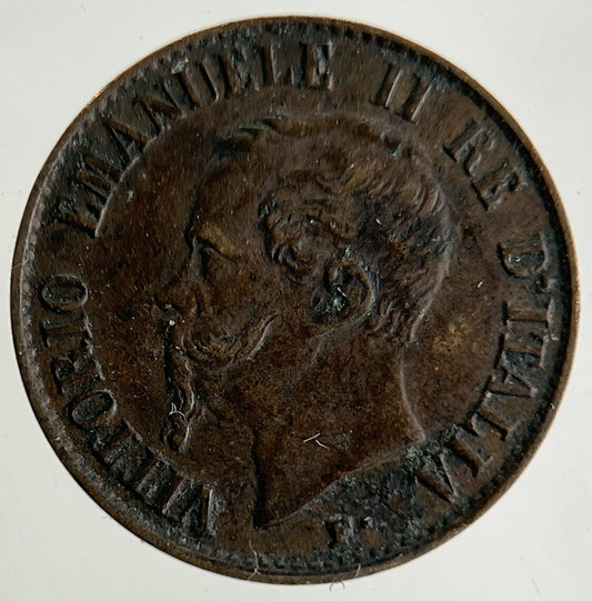 1861 Italy 1 Centesimo Coin | Very High Grade