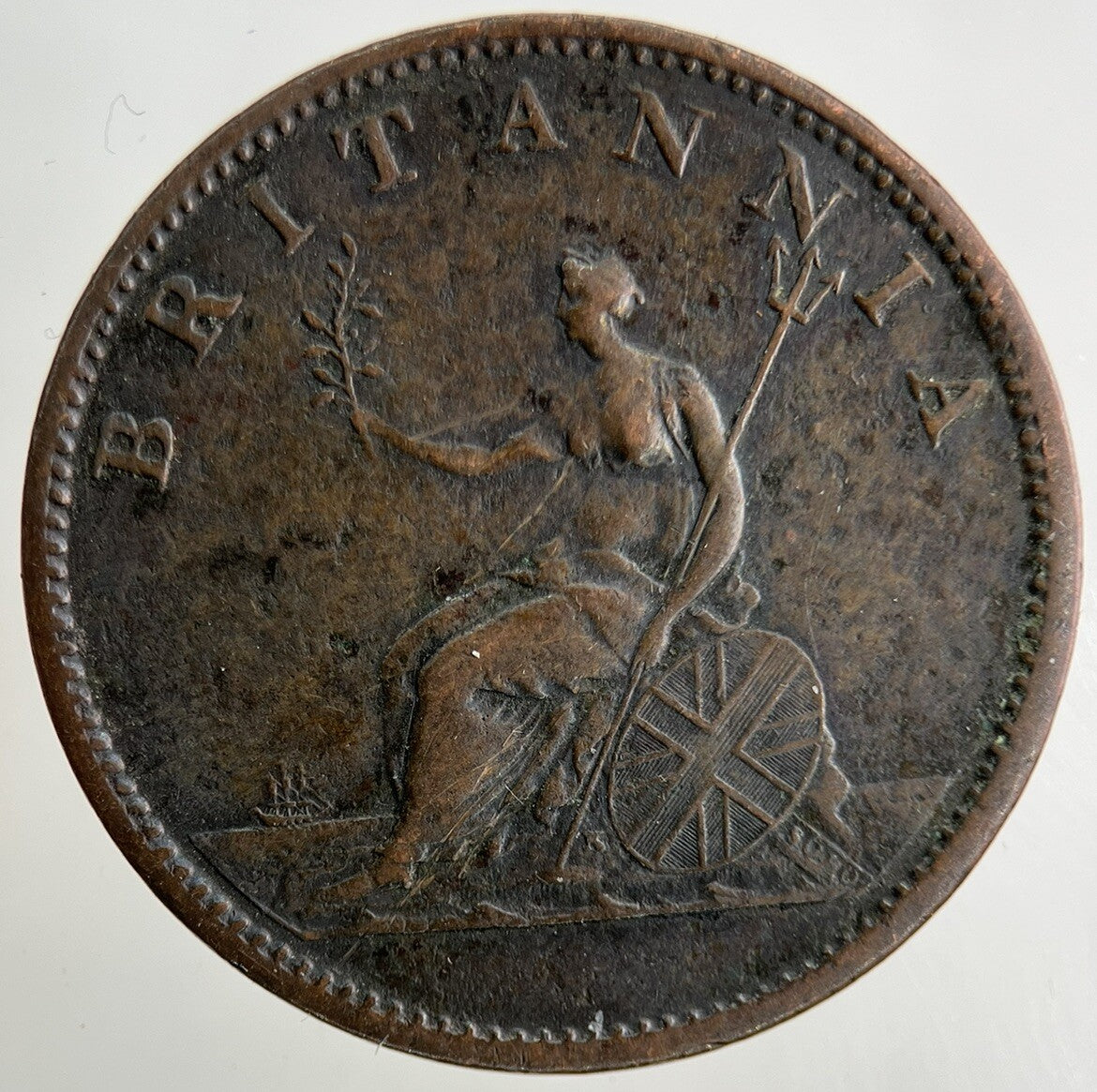 1807 George III 3rd Half-Penny Coin | Fine Collectable Grade