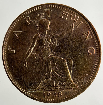 1928 George V Farthing Coin | Fine Collectable Grade