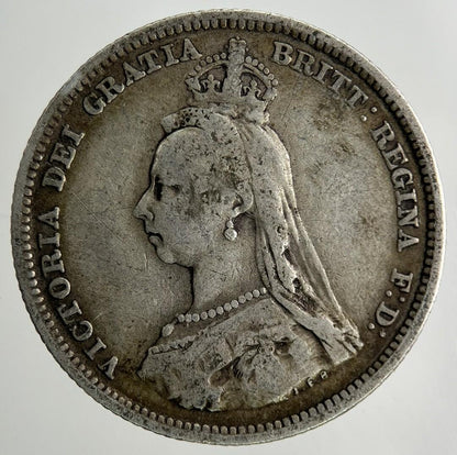 1887 Victoria Shilling Silver Coin | Collectable Grade