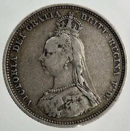 1887 Victoria Shilling Silver Coin | Collectable Grade