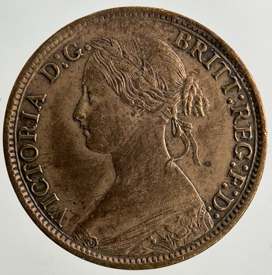 1866 Victoria Farthing Coin | Very High Grade