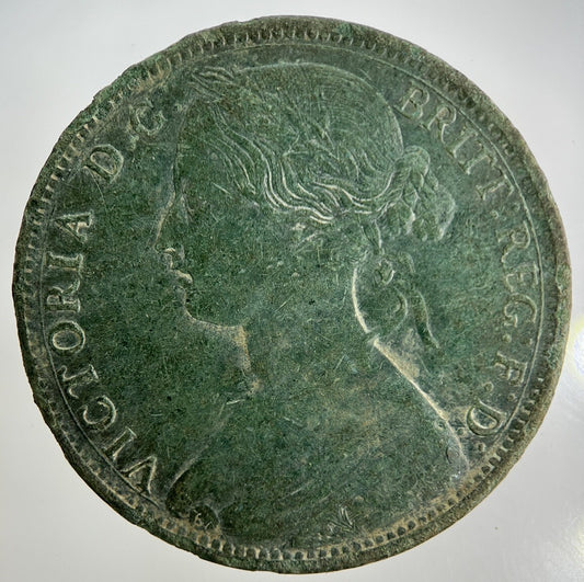 1863 Victoria One Penny Coin | Collectable Grade