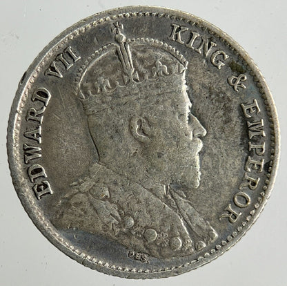 1903 Ceylon 10 Cents Silver Coin | Fine Collectable Grade
