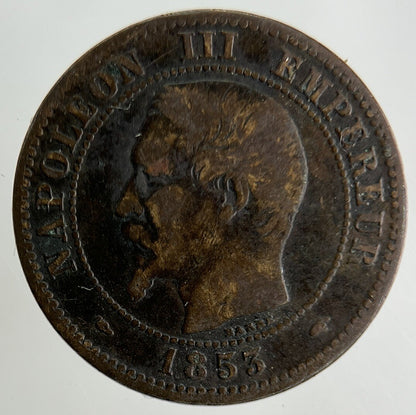 1853 France 2 Centimes Coin | Collectable Grade