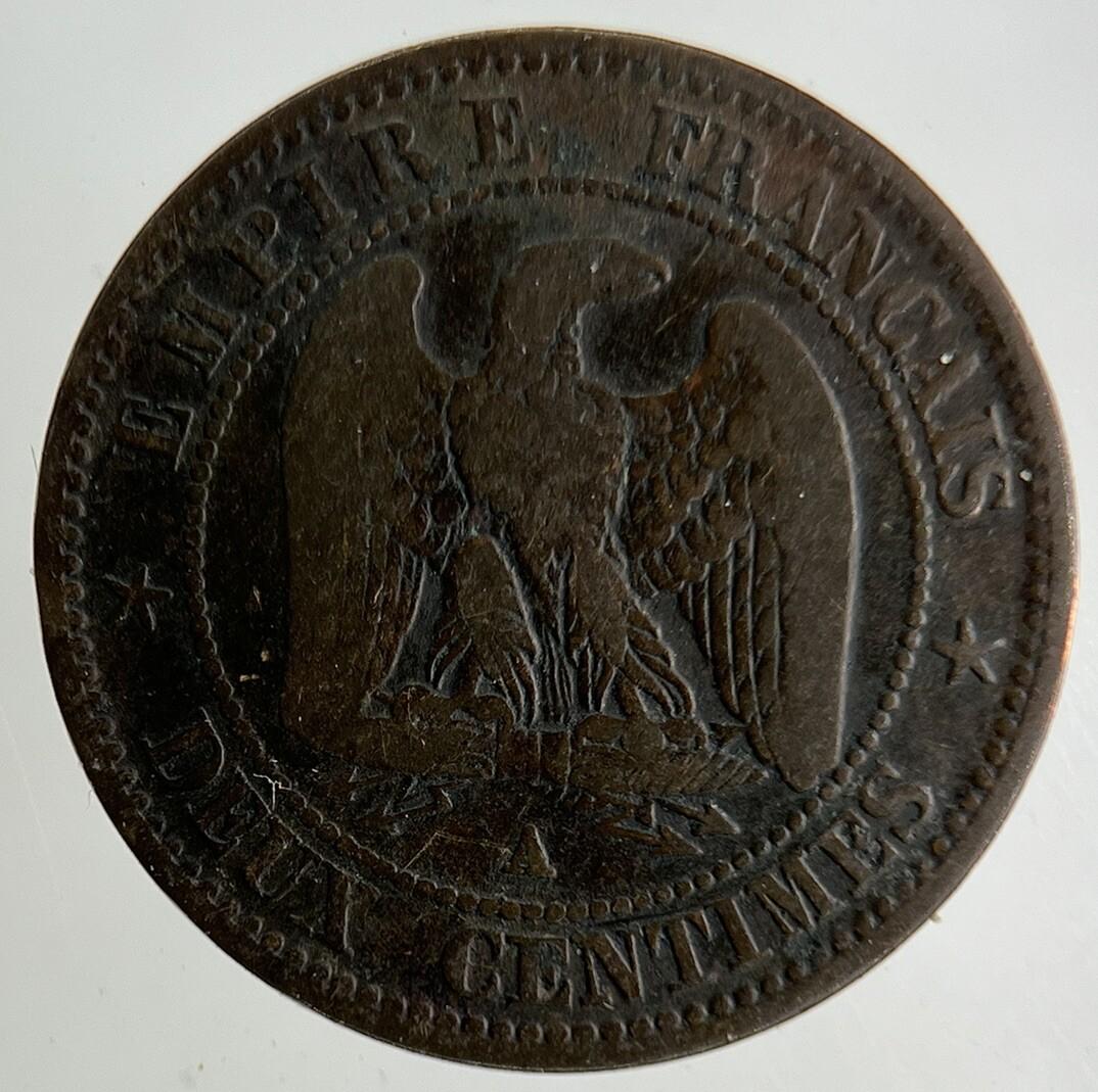 1853 France 2 Centimes Coin | Collectable Grade