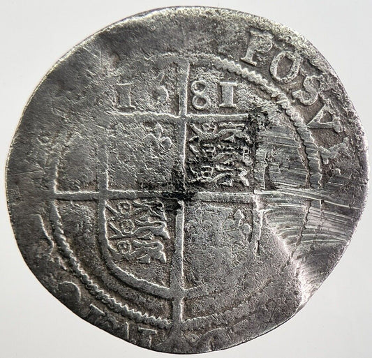 1581 Elizabeth I 1st Sixpence Silver Hammered Coin | Collectable Grade | a3152