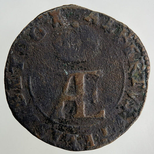 1609 Spain Netherlands 2 Deniers Coin | Collectable Grade