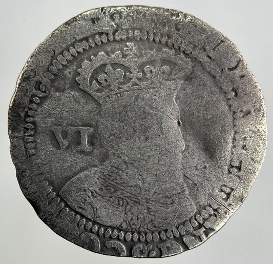 1609 James I 1st Sixpence Hammered Silver Coin | Collectable Grade