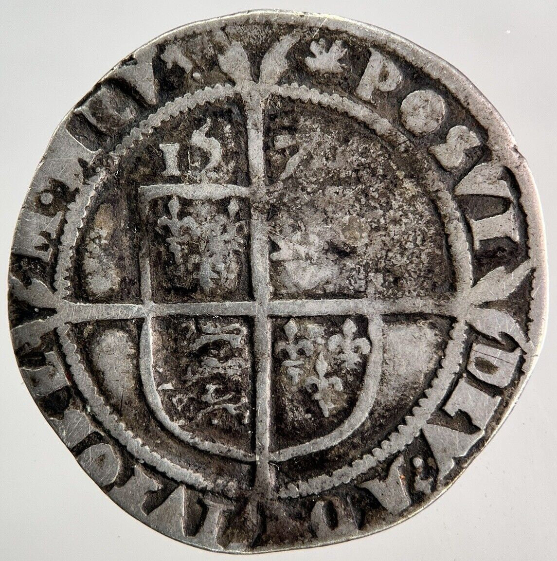 1574 Elizabeth I 1st Sixpence Hammered Silver Coin | Collectable Grade