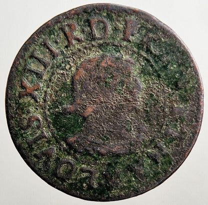 1659 France Louis XIII Double Tournois Coin | Collectable Grade