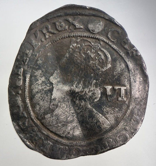 1638-39 Charles I 1st Silver Hammered Coin | Collectable Grade | a7079