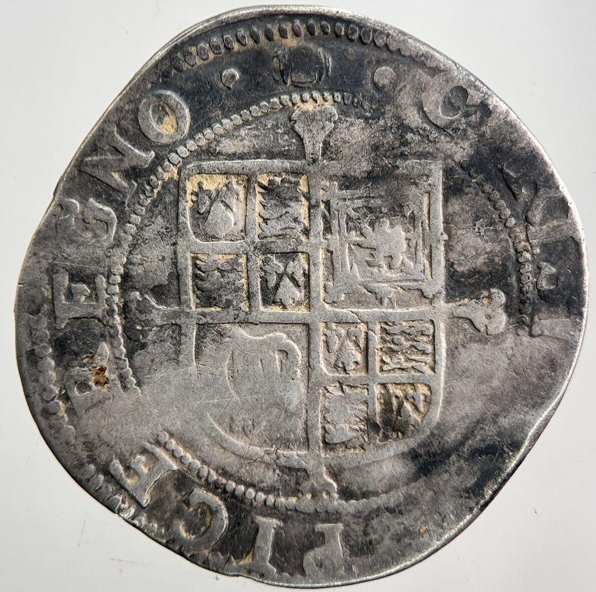 1636-8 Charles I 1st Sixpence Silver Hammered Coin | a5977
