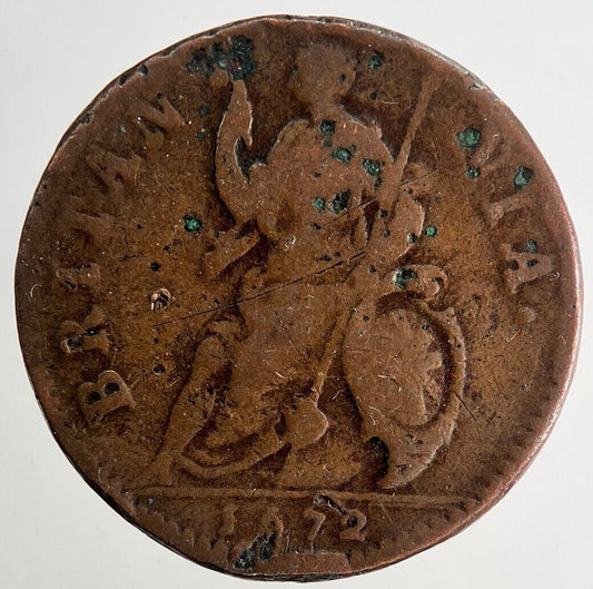 1672 Charles II 2nd Farthing Coin | Fine Collectable Grade | a9645