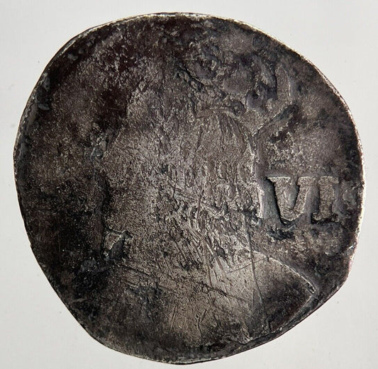 1625-49 Charles I 1st Sixpence Hammered Silver Coin | Collectable Grade | a9134