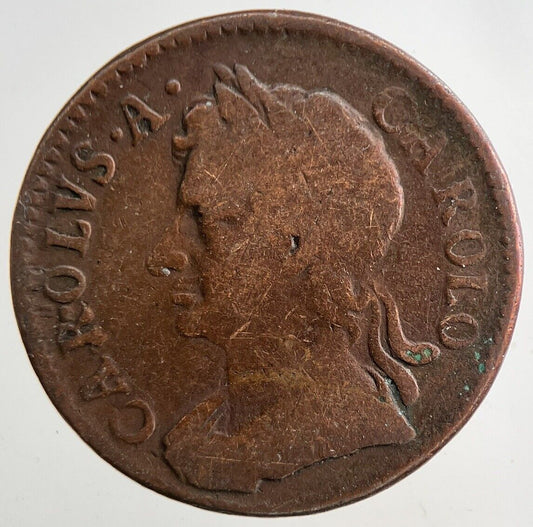 1672 Charles II 2nd Farthing Coin | Collectable Grade | a9250