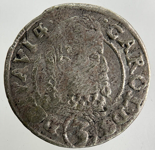 1619 Austria & Czech 3 Kreuzer Troppau Hammered Silver Coin | Collectable Grade