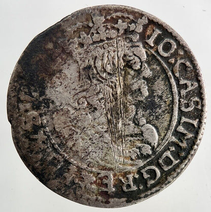 1664 Poland 6 Groschen Silver Coin | Fine Collectable Grade