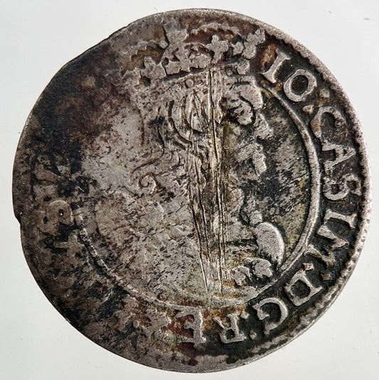 1664 Poland 6 Groschen Silver Coin | Fine Collectable Grade