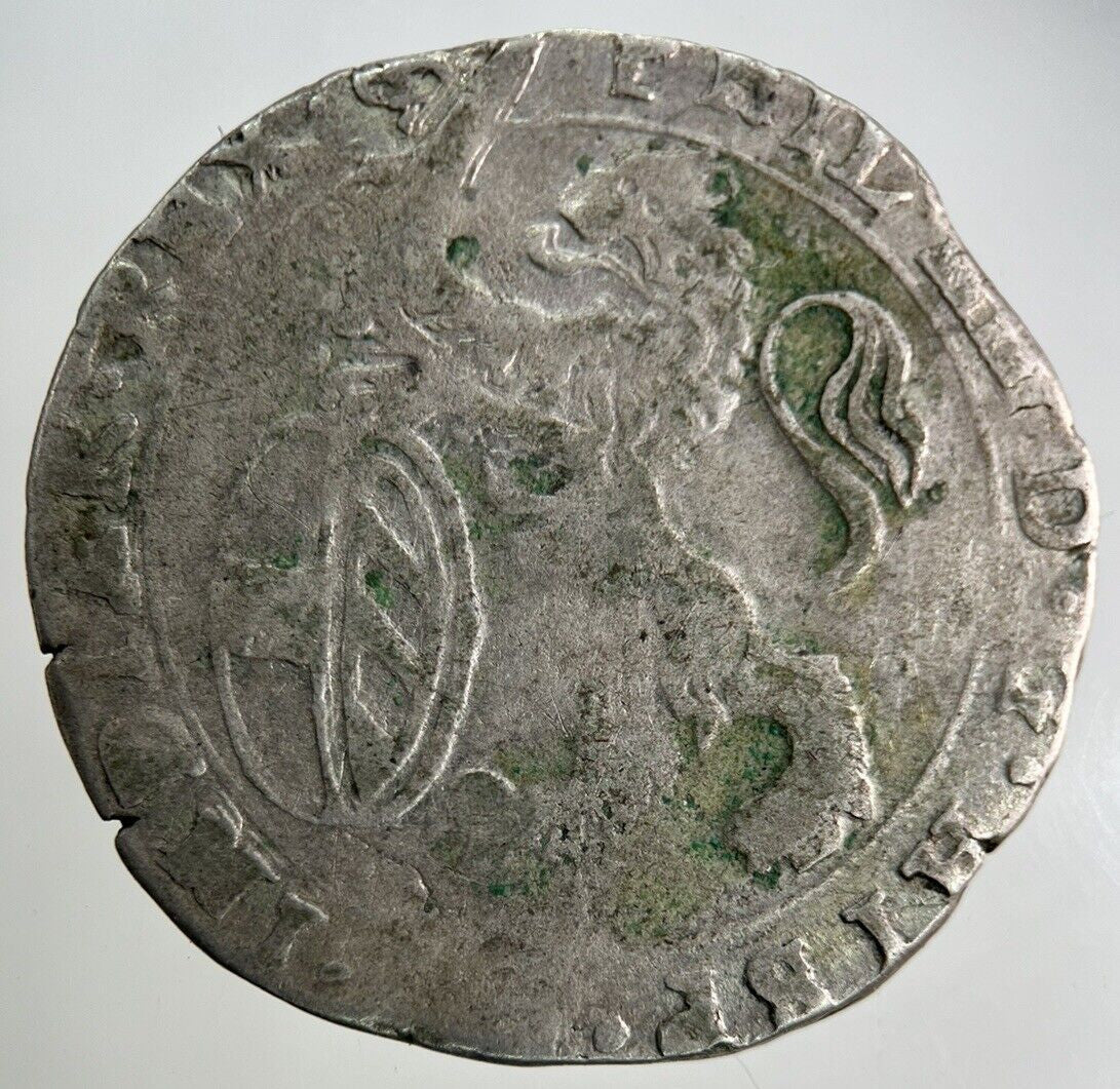 1623 Netherlands Spain Bruges Silver Coin | Fine Collectable Grade