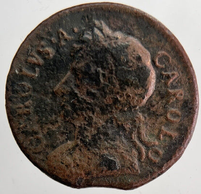 1674 Charles II 2nd Farthing Coin | Collectable Grade | a6261