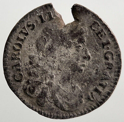 1673 Charles II Maundy Penny | British Silver Coin | Collectable Grade | a595